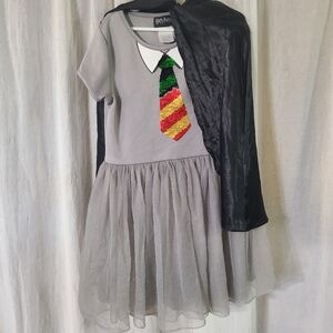 Harry Potter Girls Dress. Sequin reversible Gryffindor/Slytherin